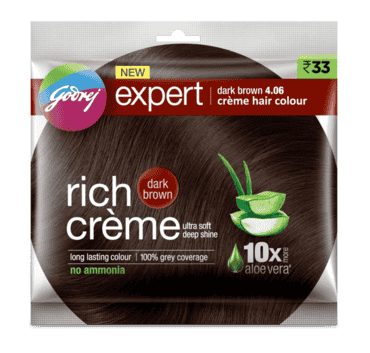 Godrej Expert Rich Creme Dark Brown Hair Colour, 20g