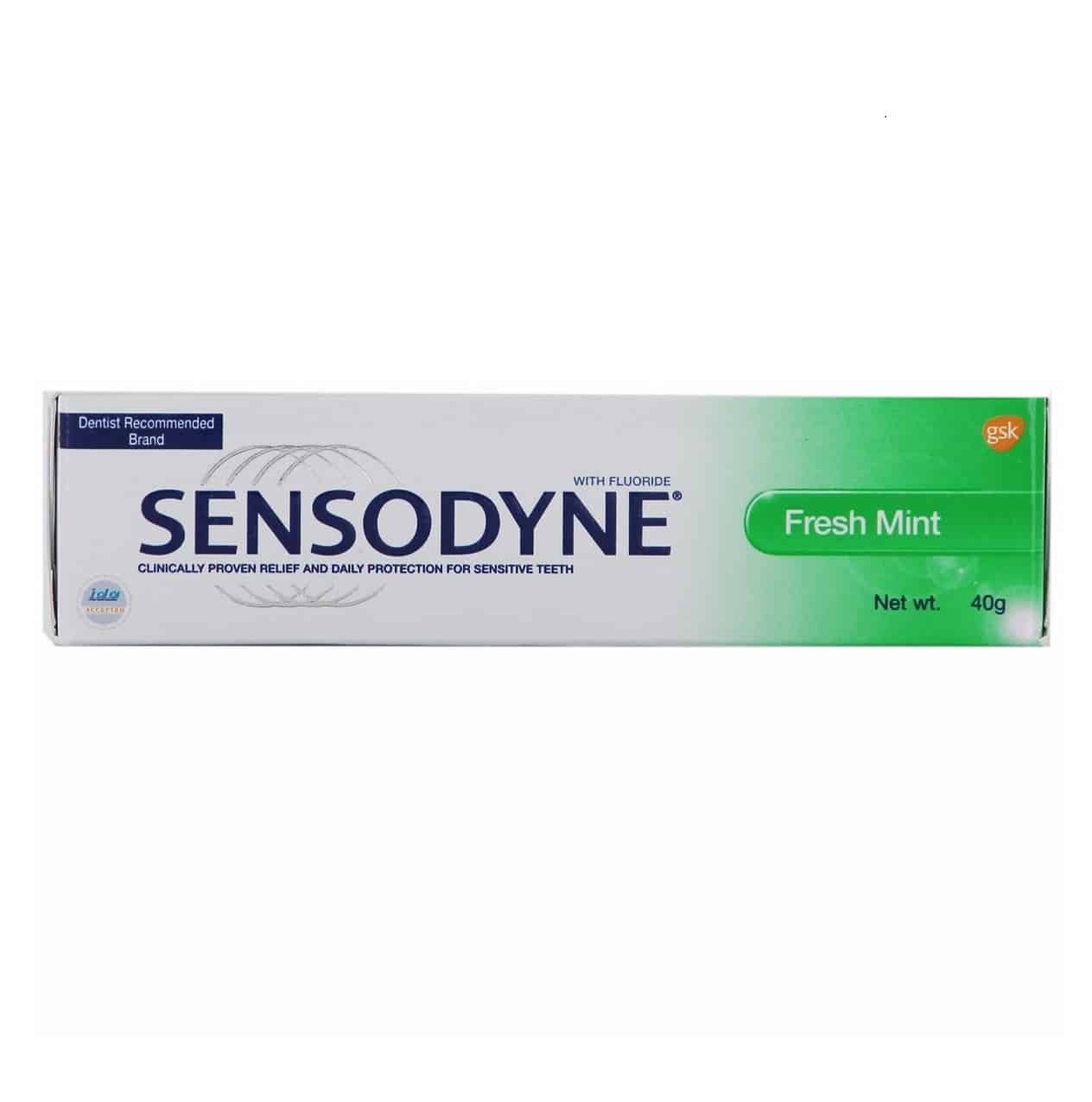 Sensodyne Fresh Mint Sensitive Toothpaste, 40g