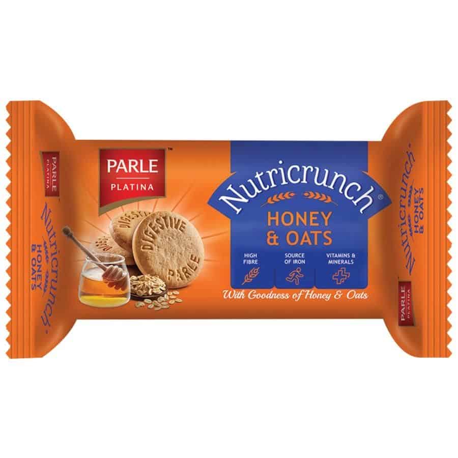 Parle Nutricrunch Honey & Oats Biscuits, 120g