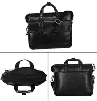 Men's  Vegan Leather Laptop Bags Elb-Imperial-02