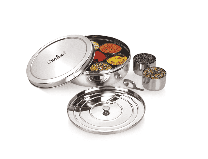 Neelam Stainless Steel masala dabba 10 inch (SMSL010P)