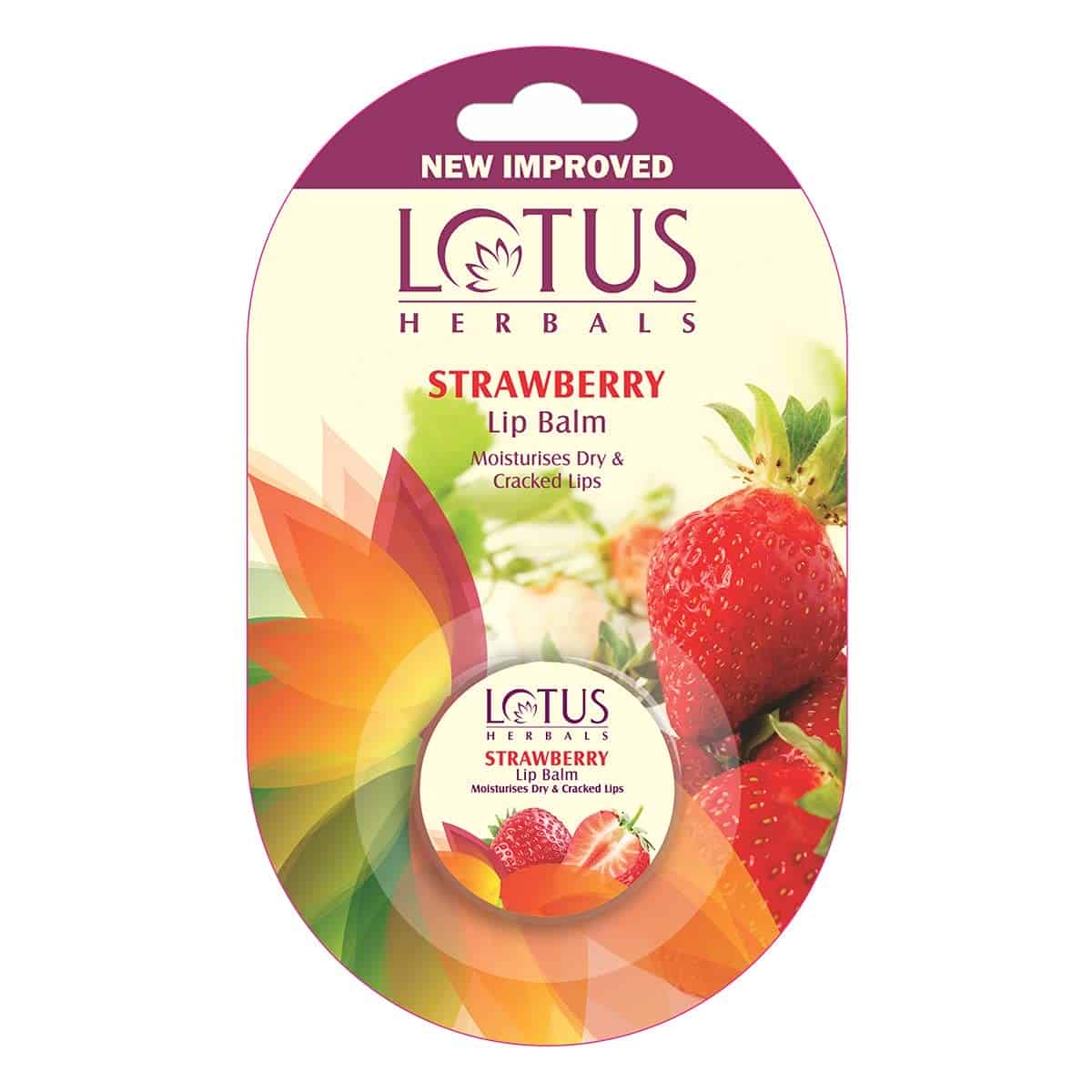 Lotus Herbals Strawberry Lip Balm, 5g
