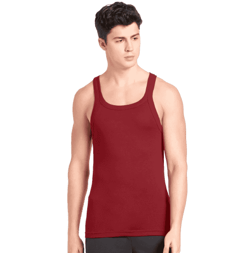 Jockey Red Pepper Square Neck Vest, Style #US26