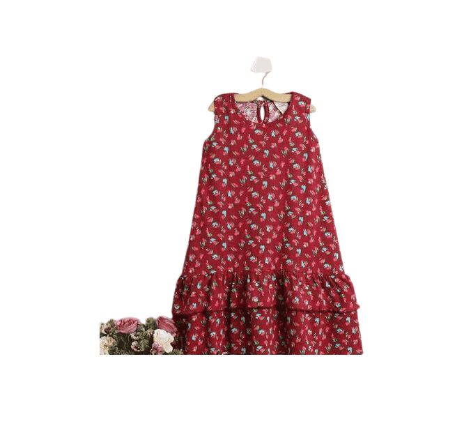 Modern Comfy Girls Cotton Printed Frocks