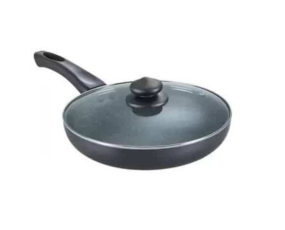 Prestige Omega Dlx Granite Fry Pan 280 mm diameter with Lid 3L (36309)