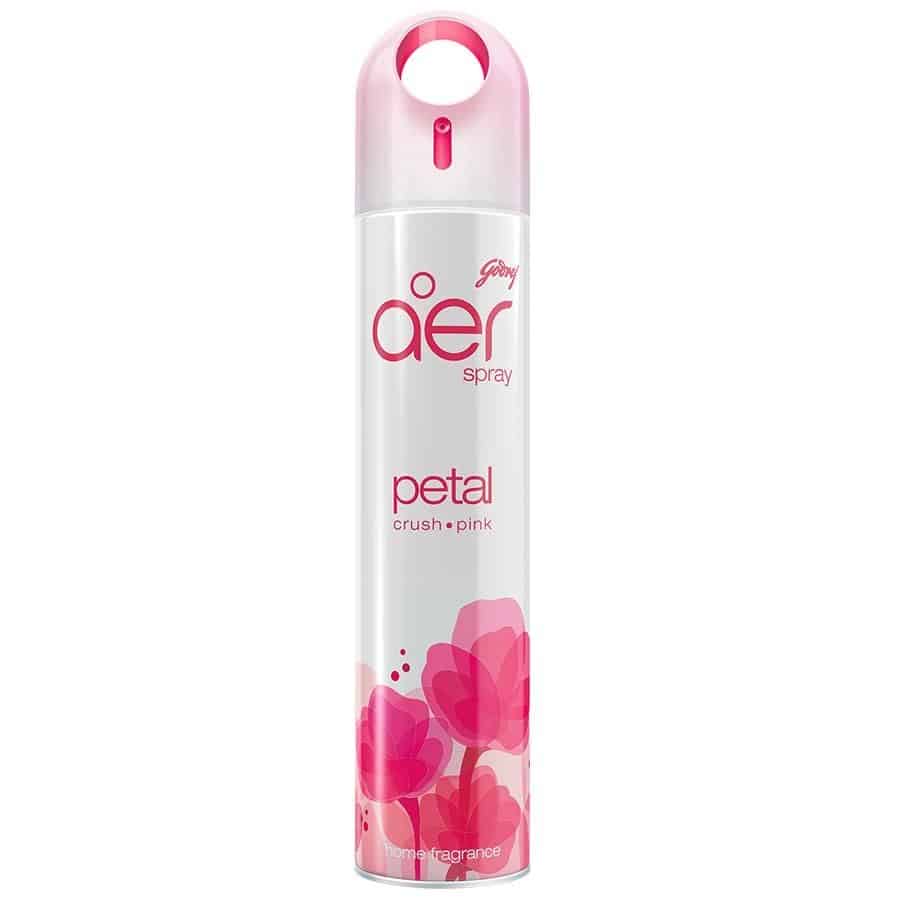 Godrej Aer Spray - Home & Office Air Freshener, Petal Crush Pink