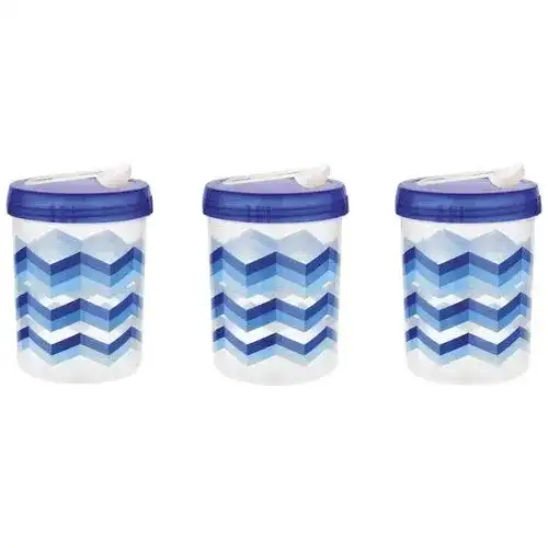 Asian Turn & Lock Airseal Jar 850ml (3 pcs set)