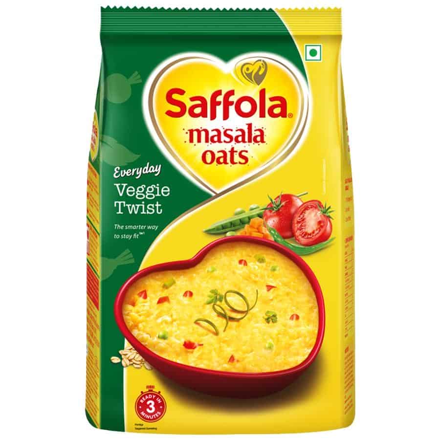 Saffola Masala Oats Veggie Twist, 500g