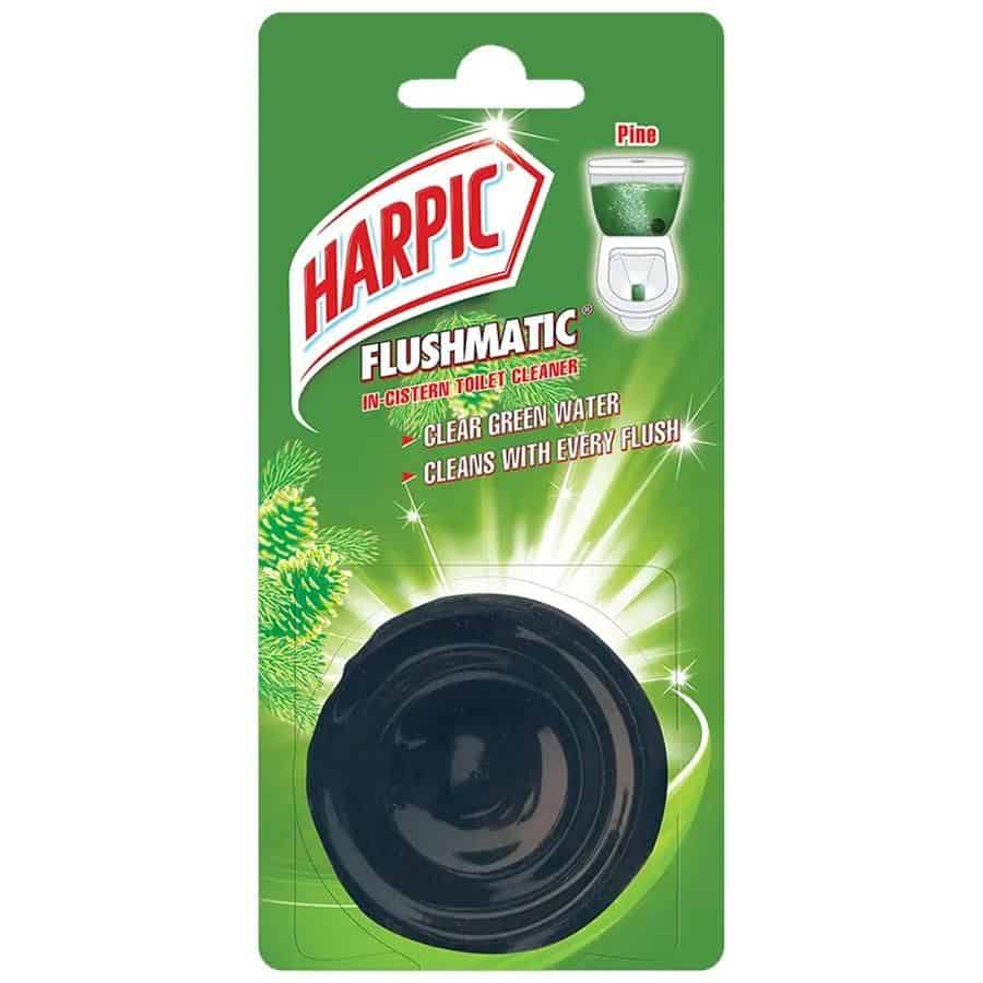 Harpic Flushmatic In-Cistern Pine Toilet Cleaner Blocks, 50g