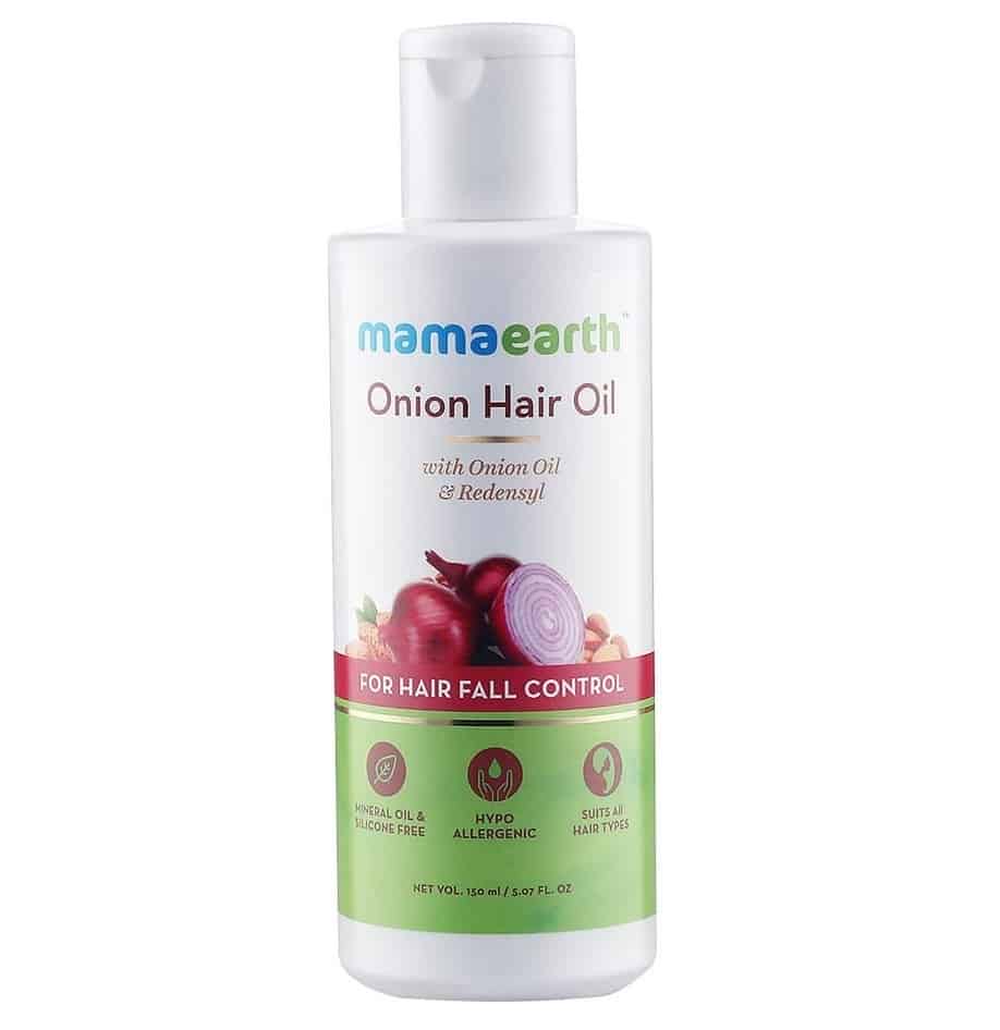 Mamaearth Onion Hair Oil for Hair Fall Control, 100 ml