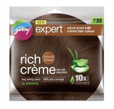 Godrej Expert Rich Creme Natural Brown Hair Colour 20g