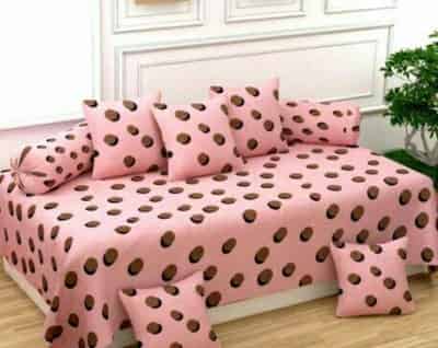 Microfiber Super Soft Diwan Set With Zip (8 Piece Set)