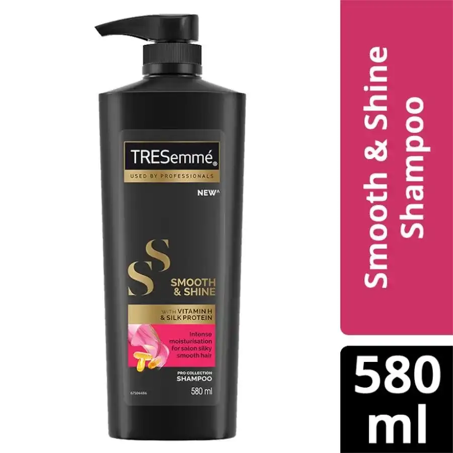 TRESemme Smooth & Shine Pro Collection Shampoo Vitamin H & Silk Protein, Intense Moisturisation