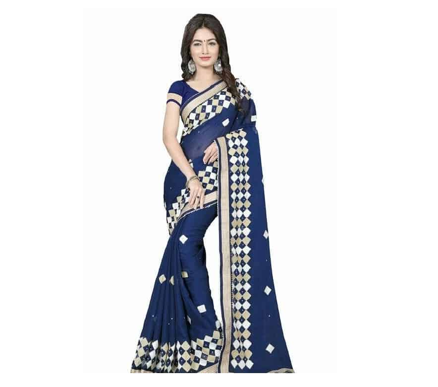 Navya Ethnic Chiffon Zari Border Sarees