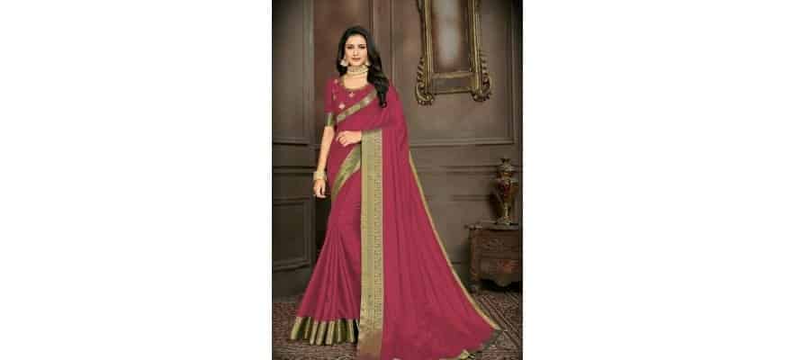Women,s Fashionable Dola silk Sarees