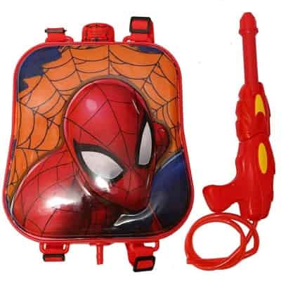 Holi Pichkari Gun Big Size Girls and Boys, Kids, Holi Water Gun with High Pressure with Back Holding Tank (2.5 litres - Red)