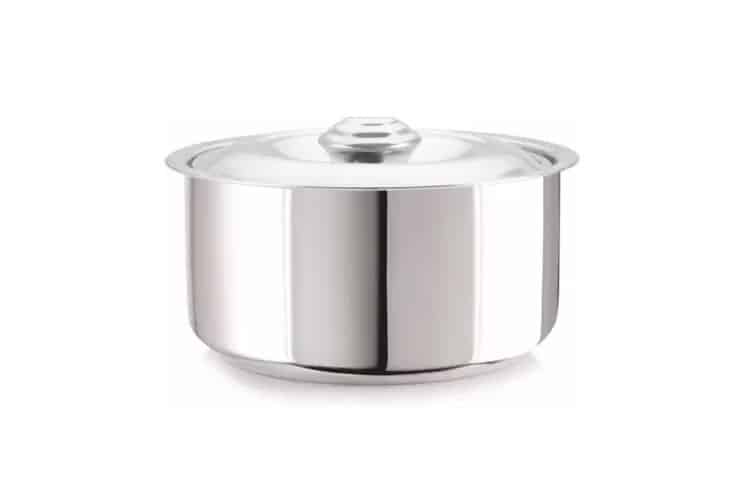 Neelam stainless steel Sizzling Hot Pot 2000 ml (Stainless Steel) (SSHP200P)