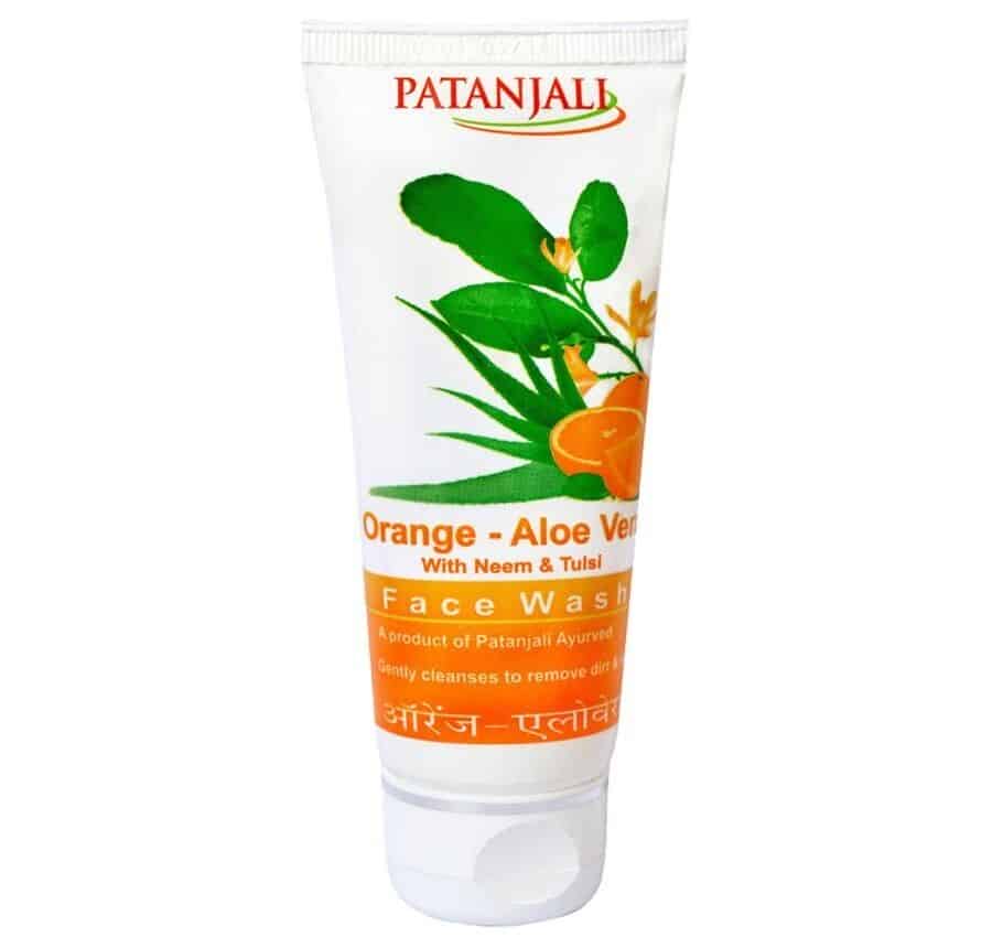 Patanjali Orange Aloevera Face Wash, 60g