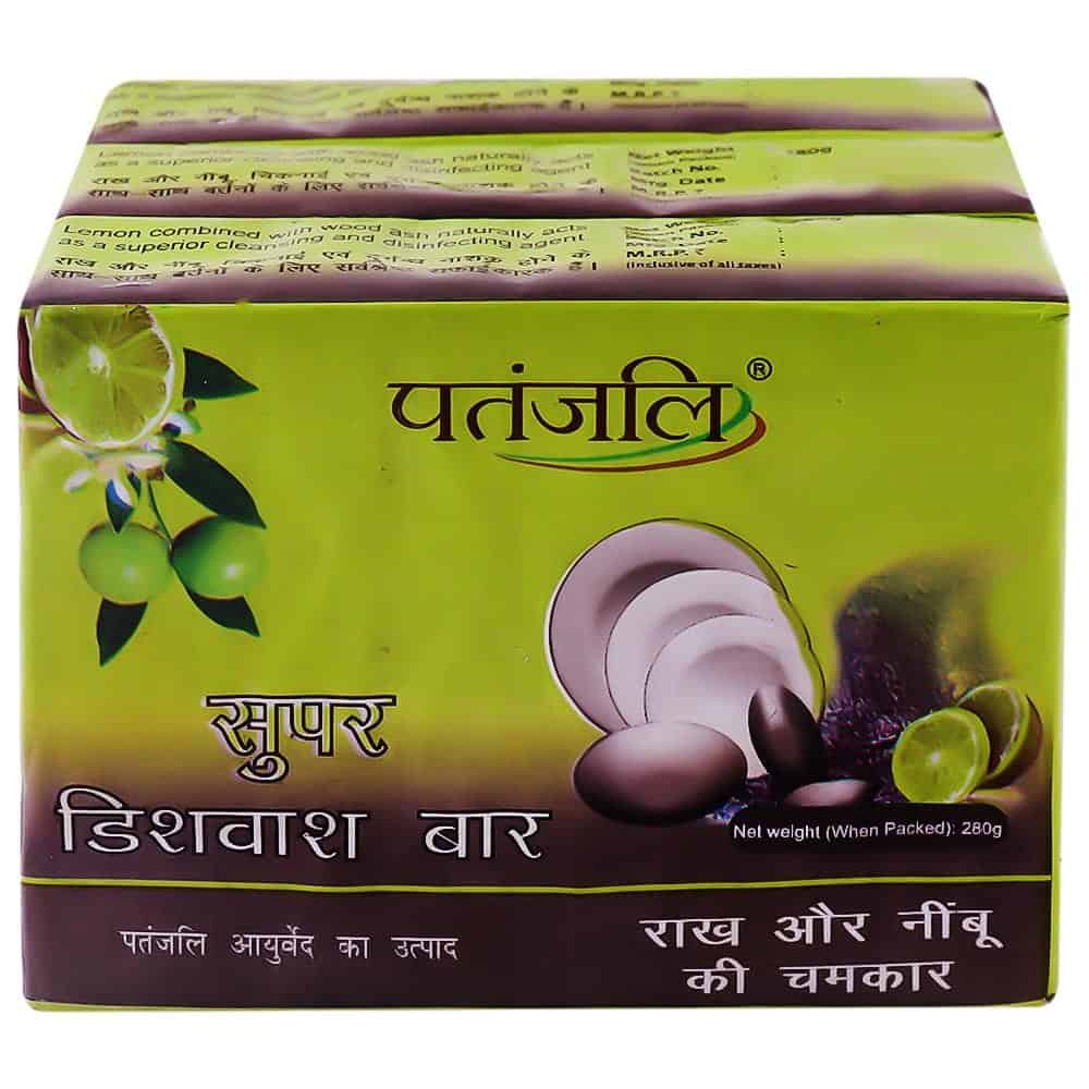 Patanjali Super Dishwash Bar, 250g (pack of 3)