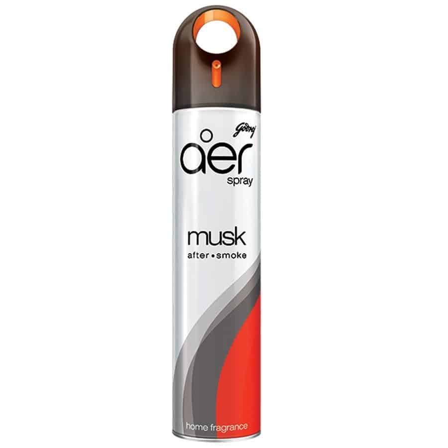 Godrej Aer Spray - Home & Office Air Freshener, Musk After Smoke