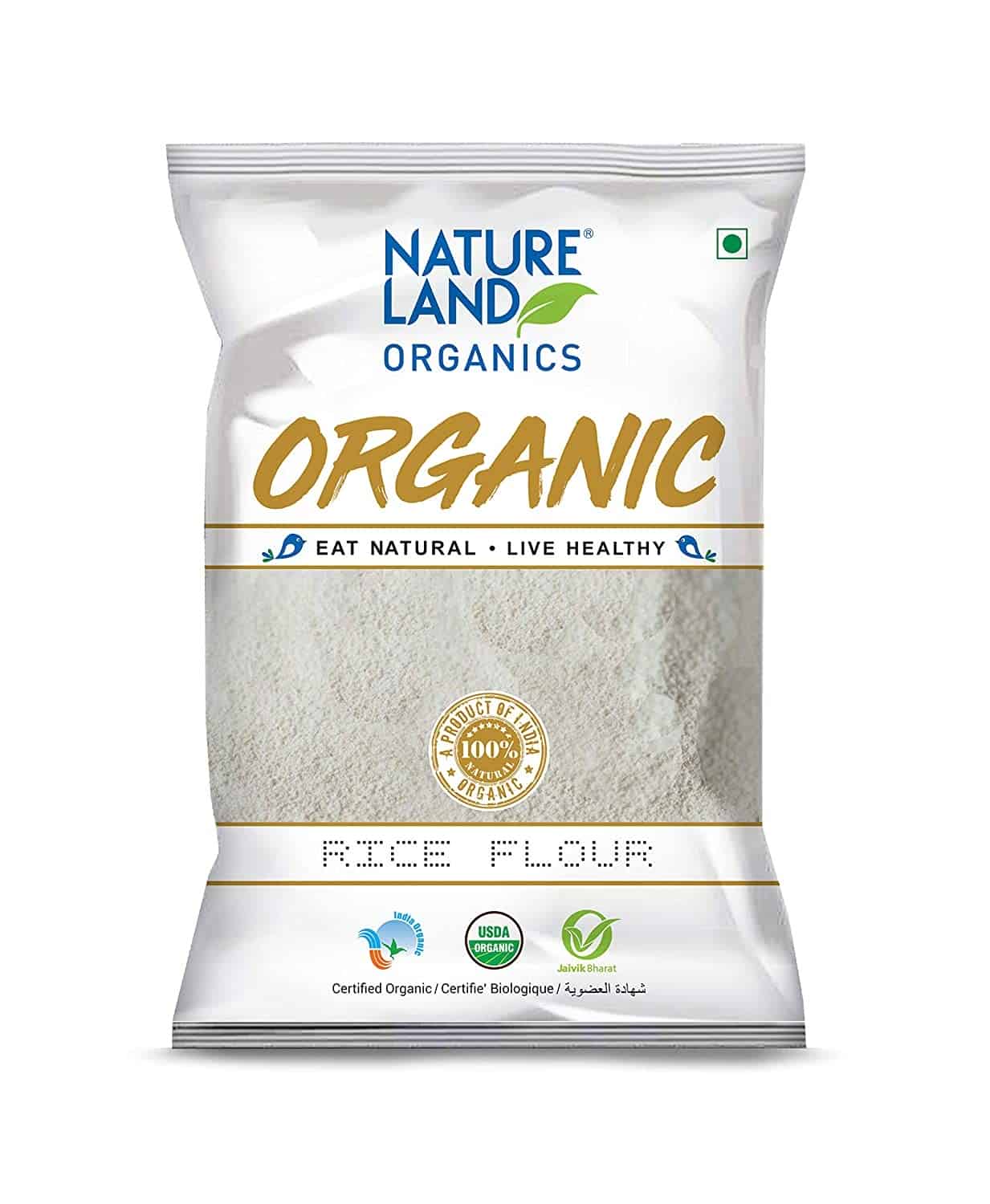 Natureland Organics Rice Flour, 500g